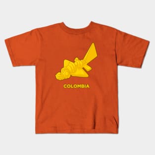 Colombian ancient indigenous bird Kids T-Shirt